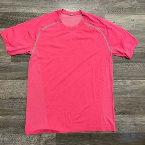 Mens lululemon Metal Vent Tech 1 T-shirt Pink Medium